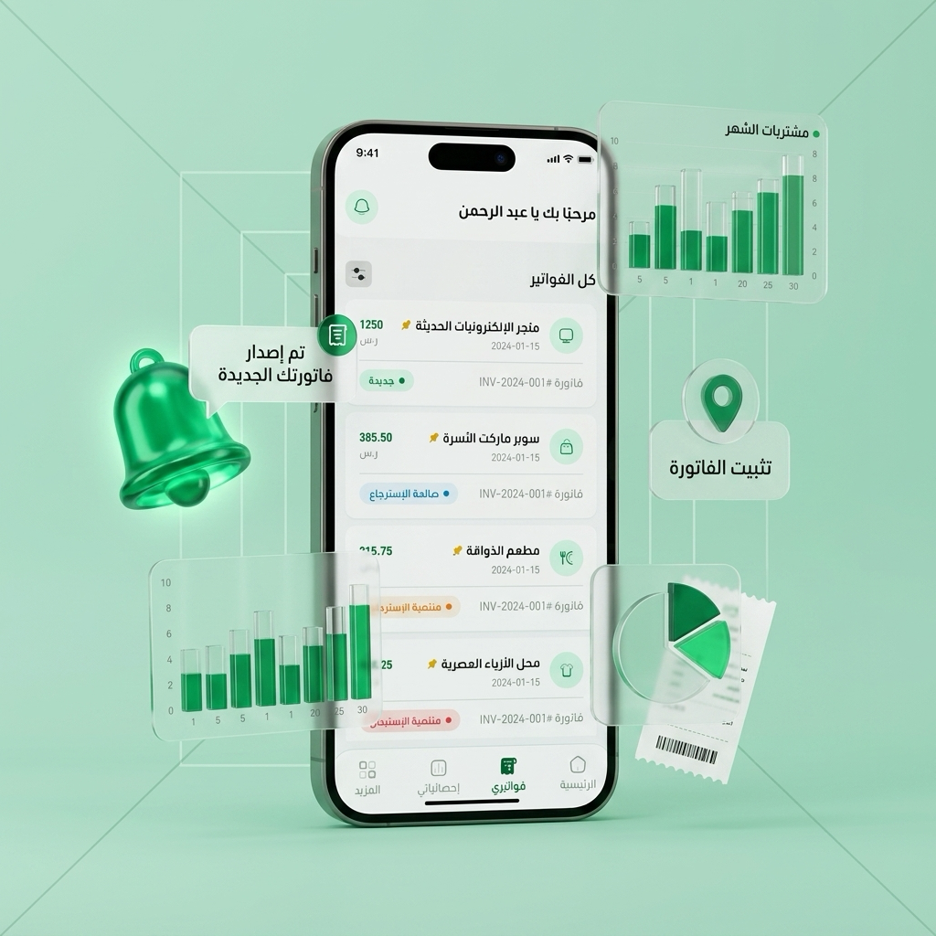 إشعارات فورية وإحصائيات إنفاق